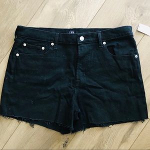 Gap NWT Black Denim Shorts